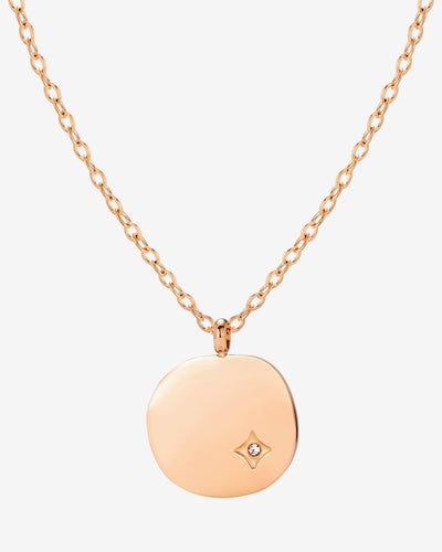 Spring Bling Necklace Rose Gold