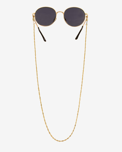 Curly Twist Sunglasses Chain gold