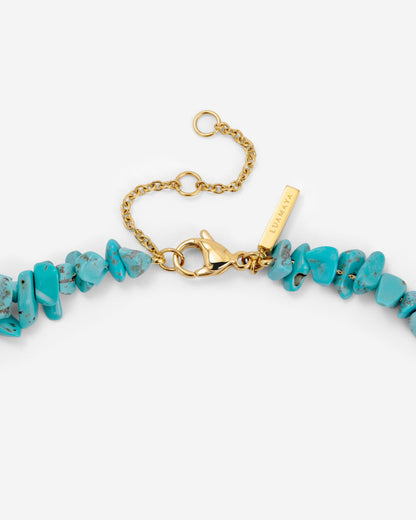 Blue Lagoon Necklace Gold