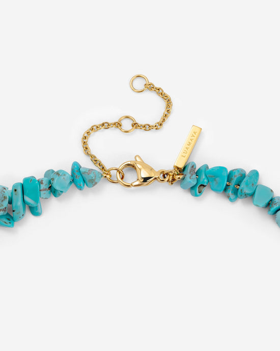 Blue Lagoon Necklace Gold