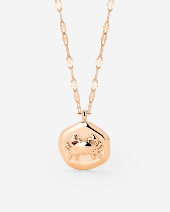Crab Chaser Necklace Rose Gold