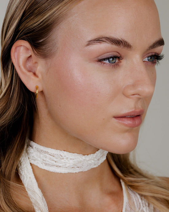 Prism Hoops Small gold