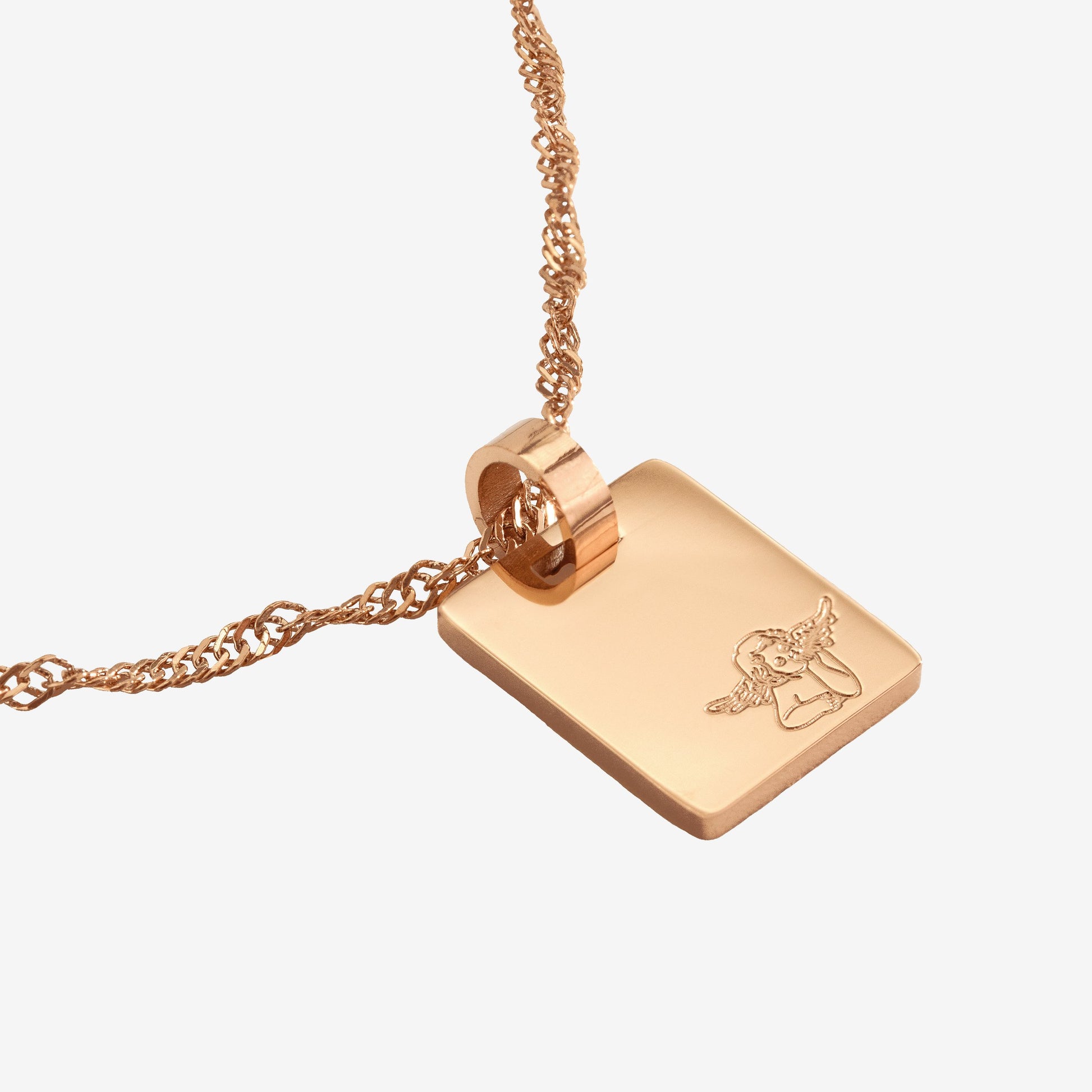 Angel Necklace Rose Gold