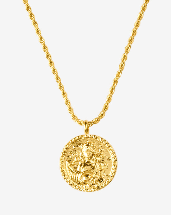 Zodiac Sign Necklace Gold