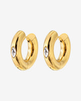 Phat Glowy Hoops gold