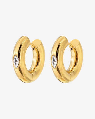 Phat Glowy Hoops gold