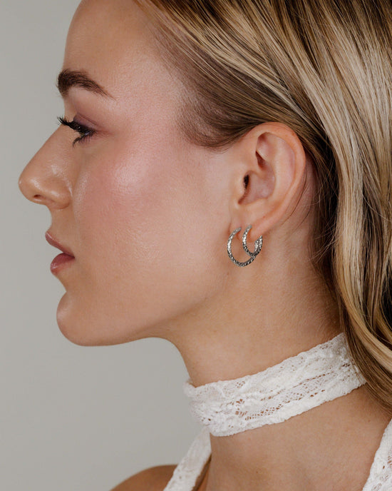 Prism Hoop Bundle Silver