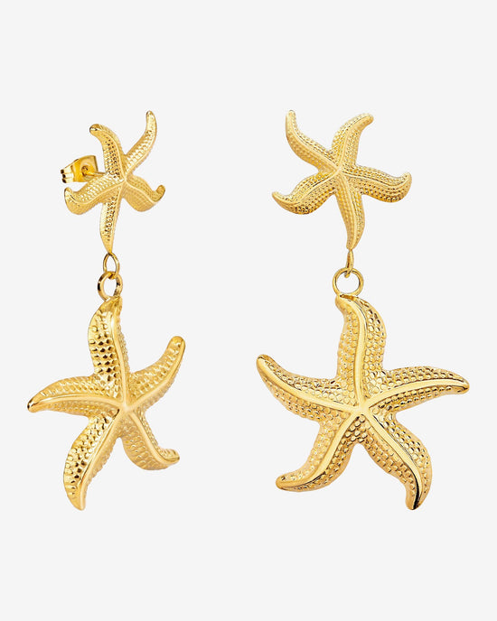Starfish Studs gold