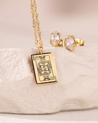 Like a Queen Necklace Rose Gold