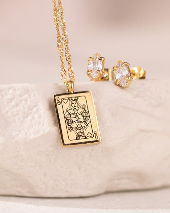 Like a Queen Necklace Rose Gold