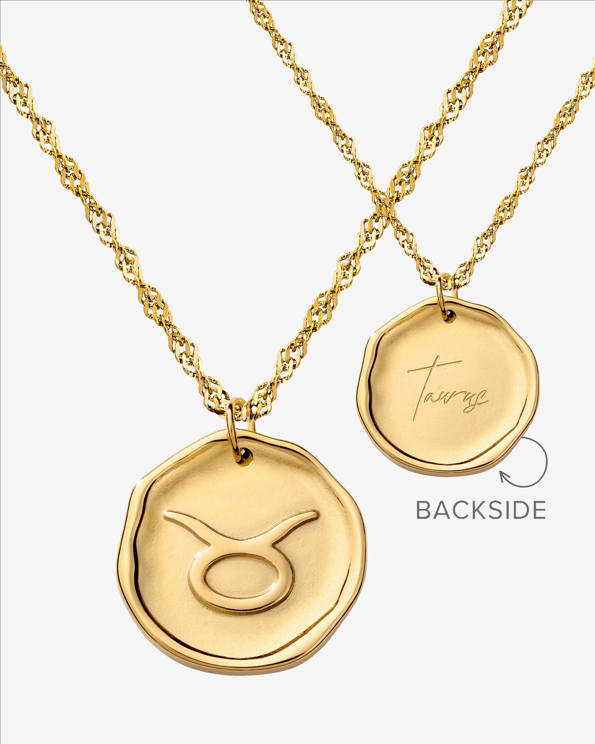 Zodiac Necklace – Gold