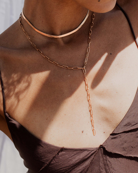 Joeli Necklace Rose Gold
