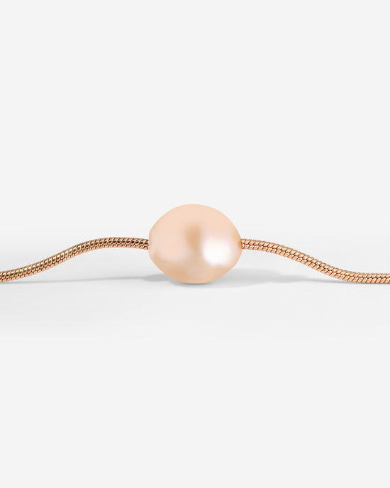Blush Pearl Choker Rose Gold