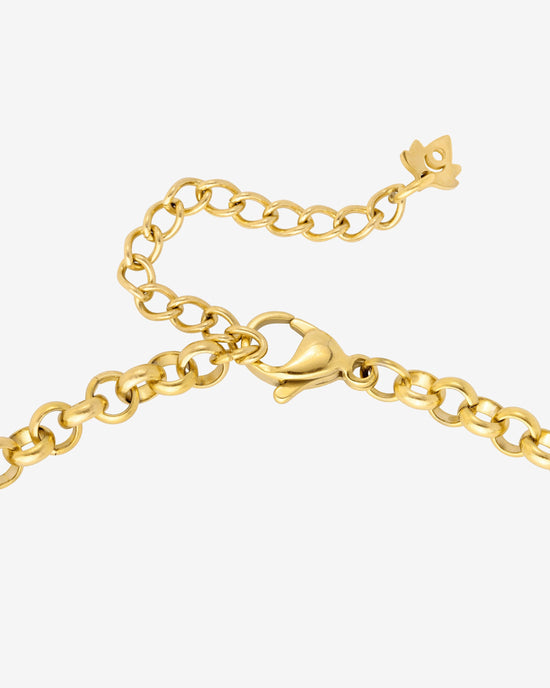 Twisted Donut Necklace gold
