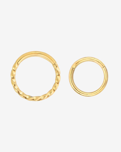 Basic und Twisted Click Piercing Bundle