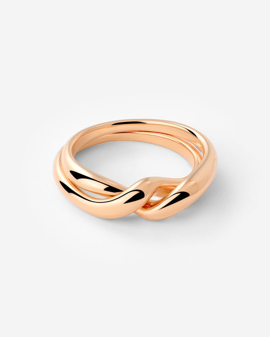 Twinsies Ring Rose Gold