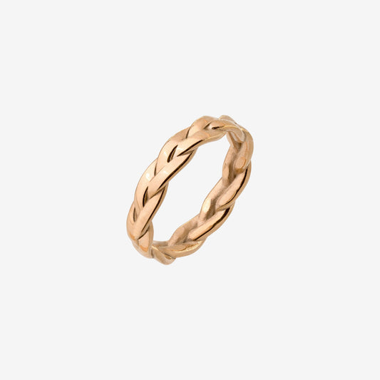Braided Divine Ring Rose Gold