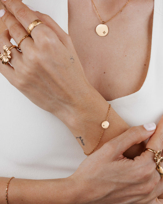 Spring Bling Bracelet Rose Gold