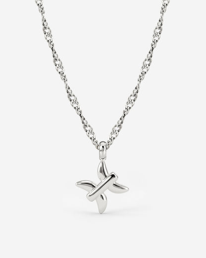 Pisces Bubble Necklace Silver