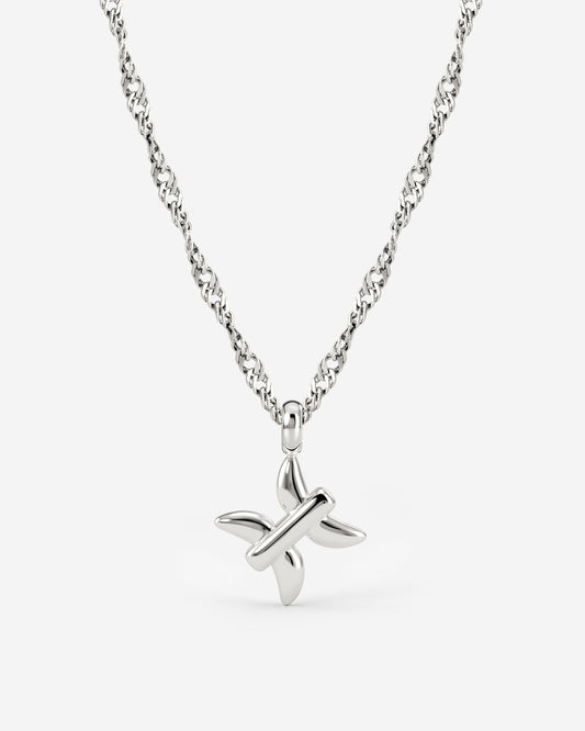 Pisces Bubble Necklace Silver
