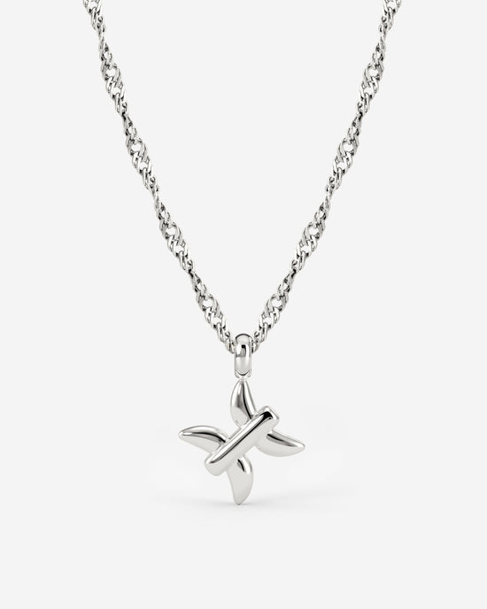Pisces Bubble Necklace Silver