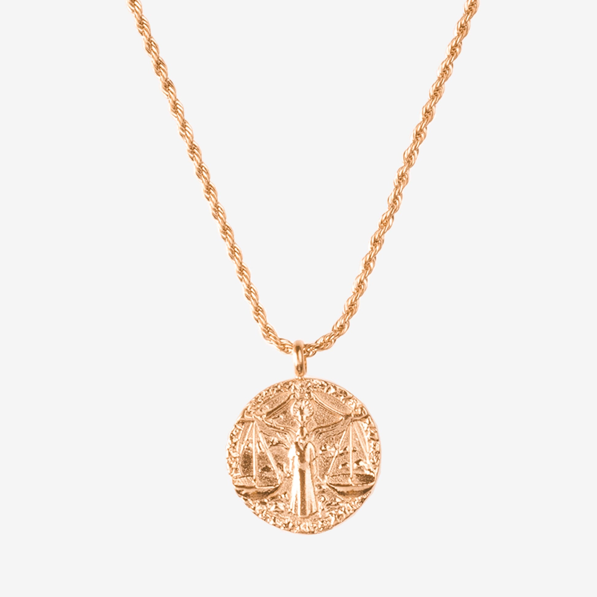 Zodiac Sign Necklace Rose Gold