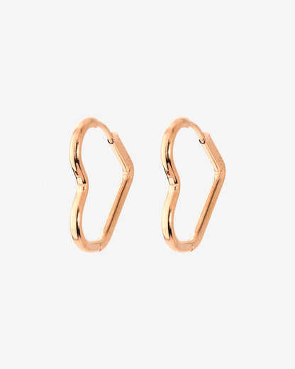 Heartily Hoops Baby Rose Gold