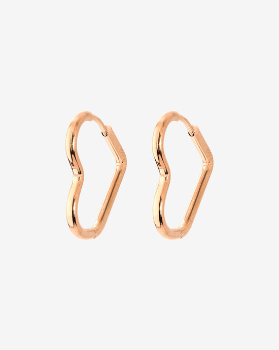 Heartily Hoops Baby Rose Gold