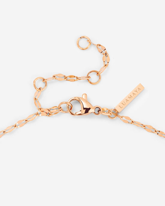 Crab Chaser Necklace Rose Gold