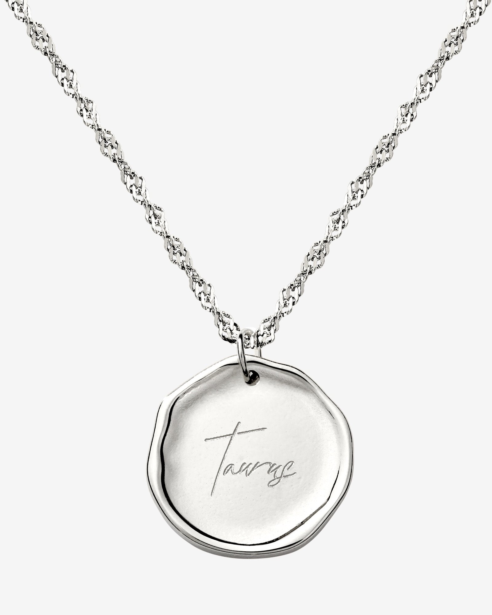 Zodiac Necklace – Silver
