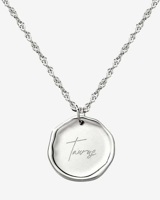 Zodiac Necklace – Silver
