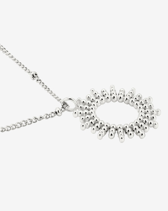 Sunny Beads Necklace Silver