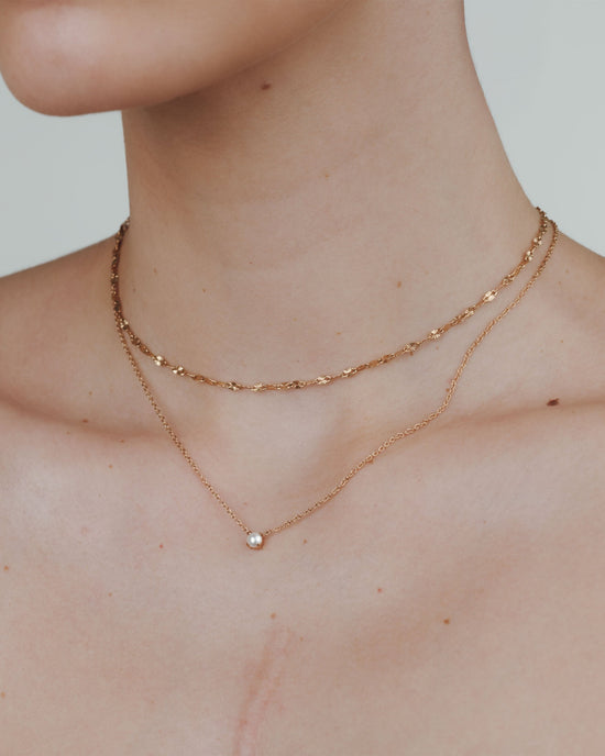 Delicate Pearl Bundle Rose Gold