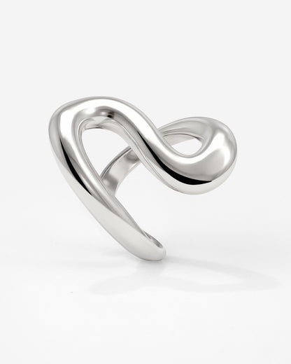 Coiled Ring Silver