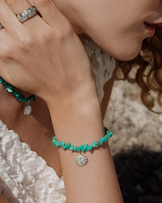 Blue Lagoon Bracelet Silver