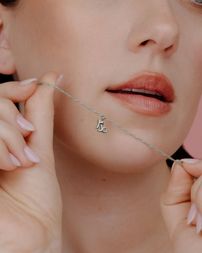 Capricorn Bubble Necklace Silver