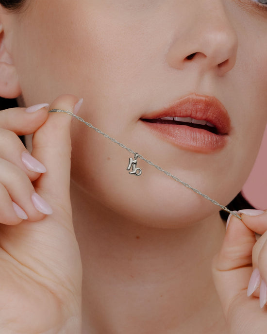 Capricorn Bubble Necklace Silver