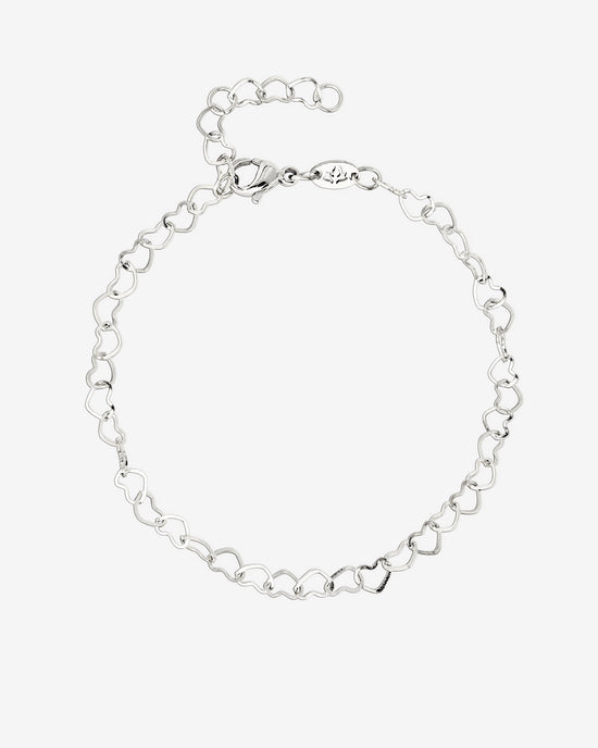 Heart after Heart Bracelet Silver
