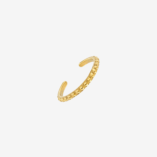 Punto Toe Ring Gold