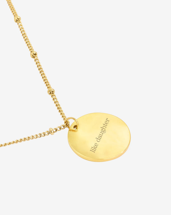 Mother & Daughter Necklace Gold
