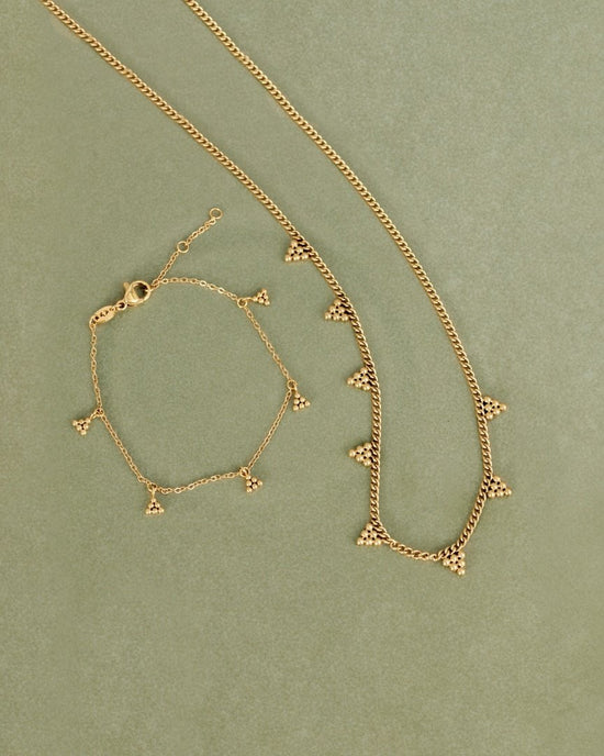 Tiny Beads Bracelet Rose Gold