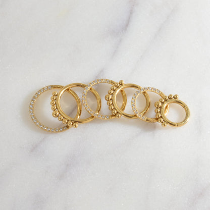 Radiant Click Piercing gold