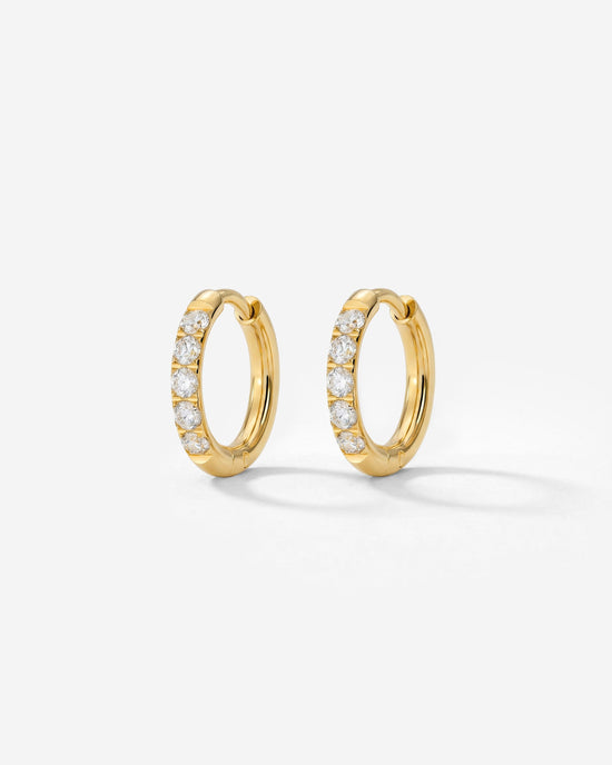 Glimmer Hoops Baby gold