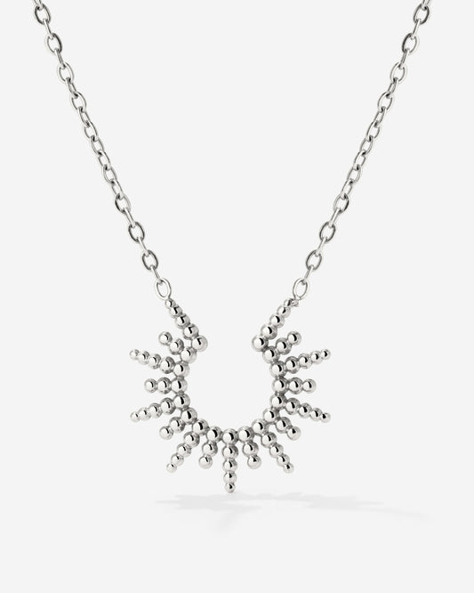 Sunshine Sister Necklace Silver