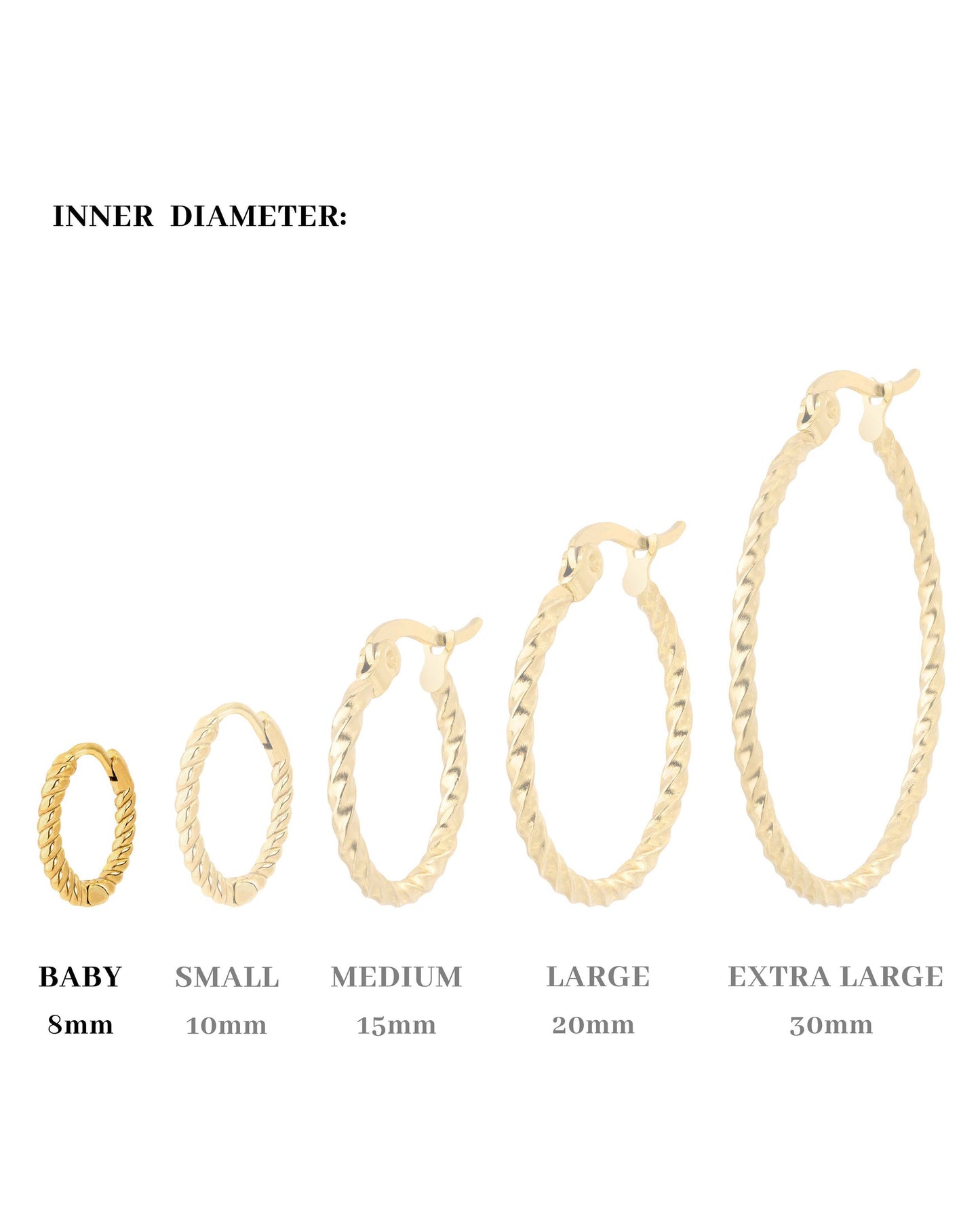 Twisted Hoops Baby