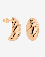 Bold Croissant Studs Rose Gold