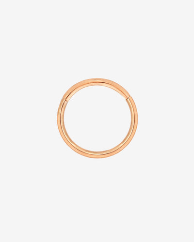 Basic Click Piercing Ring Rose Gold