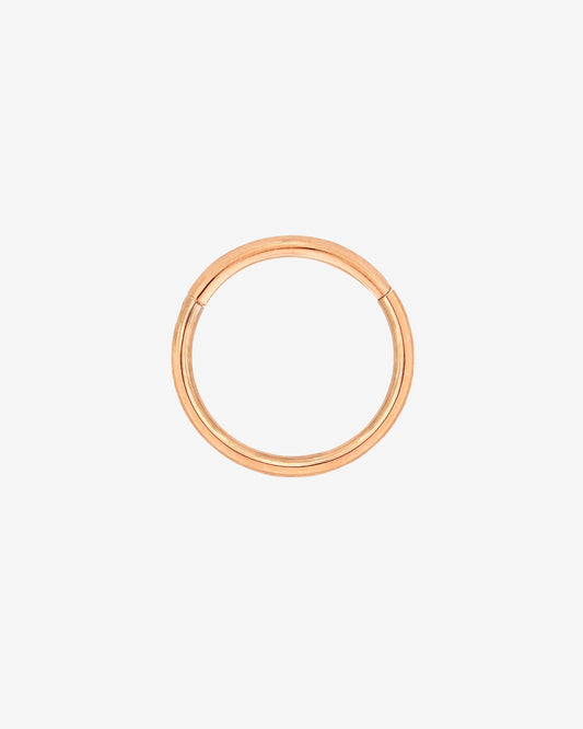 Basic Click Piercing Ring Rose Gold