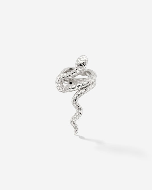Lola Canny Cobra Ear Cuff Silver