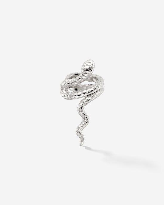 Lola Canny Cobra Ear Cuff Silver
